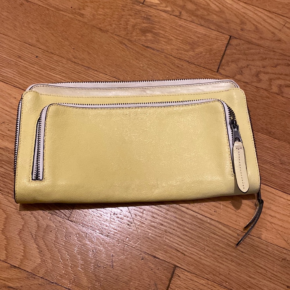 Very cute yellow rag and bone clutch